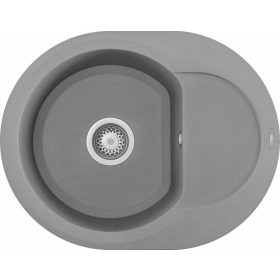 ELLECI - Mosogatótálca Easy ROUND 600 G48 cemento