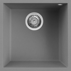   ELLECI - Mosogatótálca Quadra 102 M73 titanium munkalap alá szerelhető