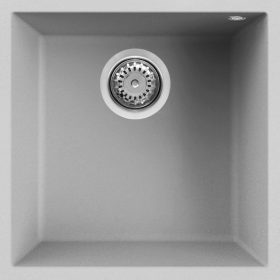   ELLECI - Mosogatótálca Quadra 102 M79 aluminium munkalap alá szerelhető