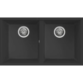   ELLECI - Mosogatótálca Quadra 350 G40 nero munkalap alá szerelhető