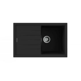 NODOR - Mosogatótálca NorGranite 78.50 1B 1D BK fekete