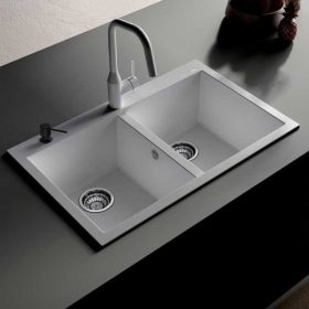   ELLECI- Mosogatószer-adagoló kerek, fekete fejjel - A készlet erejéig rendelhető!