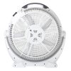 Dalap SILVIA fehér színű padló ventilátor, Ø 50 cm Dlp9650
