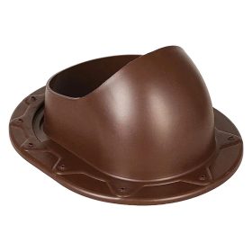   Dalap STP műanyag tetőcsatlakozó idom lapos tetőkhöz, barna Dlp3952