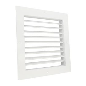   Dalap GMAS fém szellőzőrács szabályozható zsaluval 200x200 mm, fehér Dlp1046