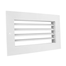   Dalap GMAS fém szellőzőrács szabályozható zsaluval 400x200 mm, fehér Dlp1052