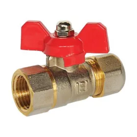   Golyóscsap pillangó karos 16-1/2" BM kulcsos csatlakozóval