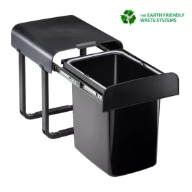   EKOTECH - Beépíthető hulladékgyűjtő ALADIN BLACK BIO - 1 x 16 liter