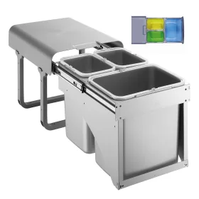   EKOTECH - Beépíthető hulladékgyűjtő EKKO FRONT 40 - 1x16 liter+2x8 liter