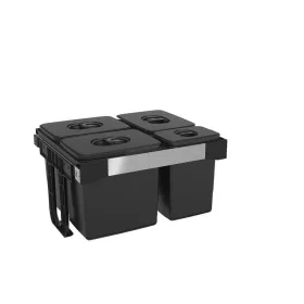   EKOTECH - Beépíthető hulladékgyűjtő FREE JAZZ 60 - 3x15 liter+1x7 liter