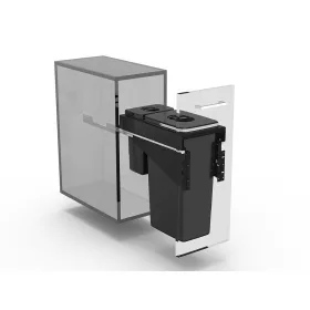   EKOTECH - Beépíthető hulladékgyűjtő FRONT 30 - 1x26 liter+1x7 liter