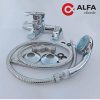 ALFA Classic egykaros kádtöltő-és zuhany csaptelep, zuhanyszettel