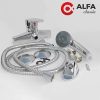 ALFA Classic egykaros zuhany csaptelep, zuhanyszettel