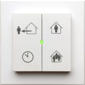   Siber - Wireless 4 gombos vezérlő egység központi hővisszanyerős szellőztetőhöz