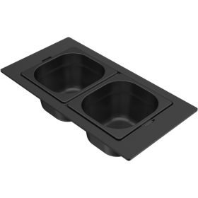   ELLECI - KF042100BK Gourmet szett 1/6 ZEN fekete - A készlet erejéig rendelhető!