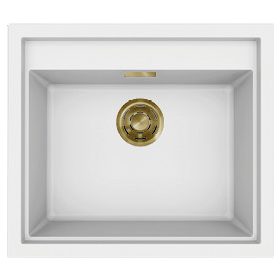   ELLECI - Mosogatótálca Sintesi 105  K96 White arany tartozékokkal