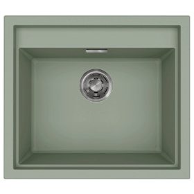   ELLECI - Mosogatótálca Sintesi 105 K82 Sage Green inox tartozékokkal