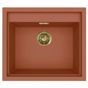   ELLECI - Mosogatótálca Sintesi 105 K83 Cavern Clay arany tartozékokkal