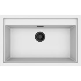   ELLECI - Mosogatótálca Sintesi 130 K96 White fekete tartozékokkal