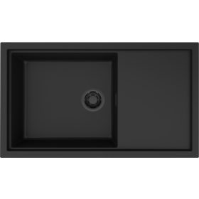   ELLECI - Mosogatótálca Sintesi 410 K86 Black fekete tartozékokkal