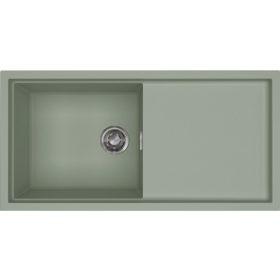   ELLECI - Mosogatótálca Sintesi 480 K82 Sage Green inox tartozékokkal