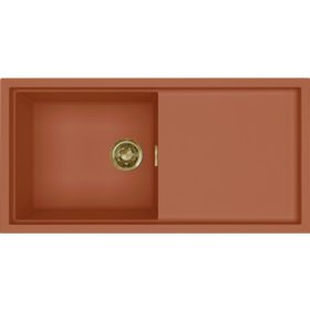   ELLECI - Mosogatótálca Sintesi 480 K83 Cavern Clay arany tartozékokkal