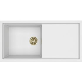   ELLECI - Mosogatótálca Sintesi 480 K96 White arany tartozékokkal