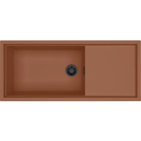   ELLECI - Mosogatótálca Sintesi 510 K83 Cavern Clay fekete tartozékokkal