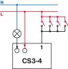 Külső időzítő a CS3-4 kapcsolóhoz Dlp4303