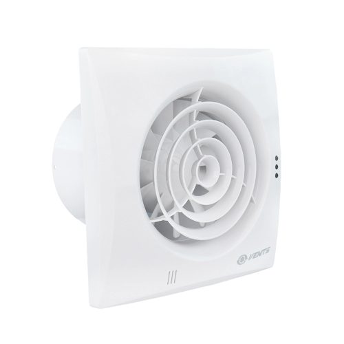 Fürdőszobai ventilátor alacsony zajszinttel és visszacsapó szeleppel, Ø 100 mm Dlp9123