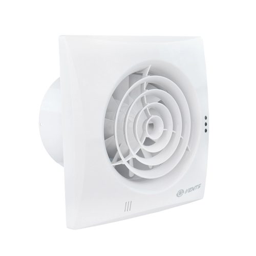 Fürdőszobai ventilátor alacsony zajszinttel, időzítővel és visszacsapó szeleppel, Ø 100 mm Dlp9000