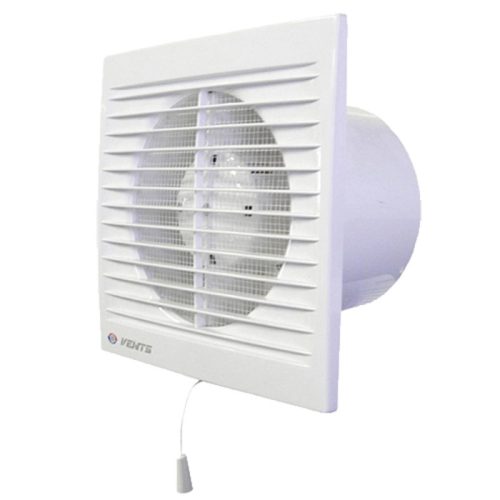 Fürdőszobai ventilátor rovarvédő hálóval és húzókapcsolóval, Ø 100 mm Dlp5358