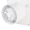 Fürdőszobai ventilátor alacsony zajszinttel, időzítővel és visszacsapó szeleppel, Ø 125 mm Dlp9126