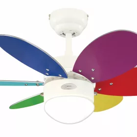   Mennyezti ventilátor világítással és húzókapcsolóval Westinghouse TURBO II 78673, Ø 76 cm Dlp78673