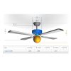 Mennyezeti ventilátor LED világítással és távirányítóval Westinghouse CARLA 72251, Ø 117 cm Dlp72251