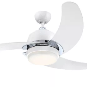   Westinghouse SIMONE 73040 mennyezti ventilátor világítással és húzókapcsolóval, fehér, Ø 122 cm Dlp73040