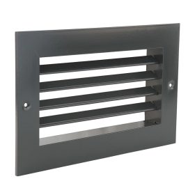   Dalap GMAS fém szellőzőrács szabályozható zsaluval 300x150 mm, szürke Dlp1061