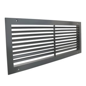  Dalap GMAS fém szellőzőrács szabályozható zsaluval 600x200 mm, szürke Dlp1067