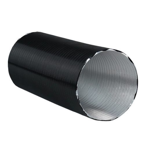 Dalap ALUDAP D fekete színű rugalmas kerek légcsatorna 200°C-ig, Ø 125 mm, 3000 mm hosszú Dlp3259D