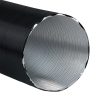 Dalap ALUDAP D fekete színű rugalmas kerek légcsatorna 200°C-ig, Ø 125 mm, 3000 mm hosszú Dlp3259D