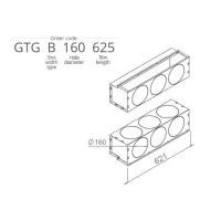 Dobozok háromsoros 625mm-es anemosztáthoz