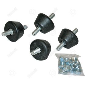   KLÍMATARTÓ KONZOLHOZ REZGÉSCSILLAPÍTÓ GUMIBAK, (39x22 mm) A35