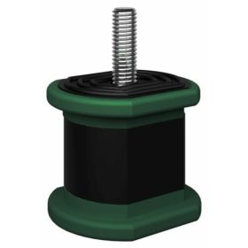   KLÍMATARTÓ KONZOLHOZ RUGÓS REZGÉSCSILLAPÍTÓ GUMIBAK TACCO 100 kg (ZÖLD)