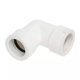 KONDENZVÍZ ELVEZETŐCSŐ KÖNYÖK 90° 25mm (gumis)
