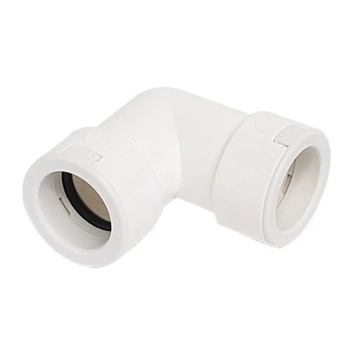 KONDENZVÍZ ELVEZETŐCSŐ KÖNYÖK 90° 25mm (gumis)