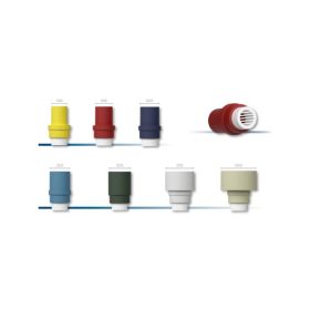 KONDENZVÍZ ELVEZETŐCSŐ RÁCSOS ZÁRÓVÉG 18/22mm (PIROS)