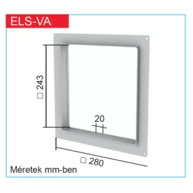 Helios H00008189 ELS-VA - Előfalas adapterkeret