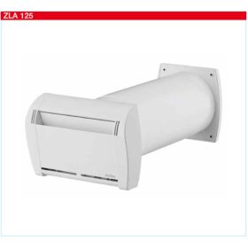   Helios H00004394W ZLA 125 W - 30m3/h - komplett fali légbeeresztő konstans 30 m3/h térfogatárammal