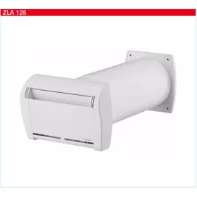  Helios H00004395W ZLA 125 W - HY 6-45 m3/h - komplett légbevezető páraszabályozott 6-45 m3/h térfogatárammal
