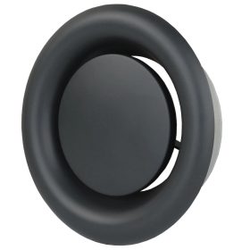   Dalap TVMD O elszívó fém légszelep, Ø 200 mm, fekete Dlp99423D